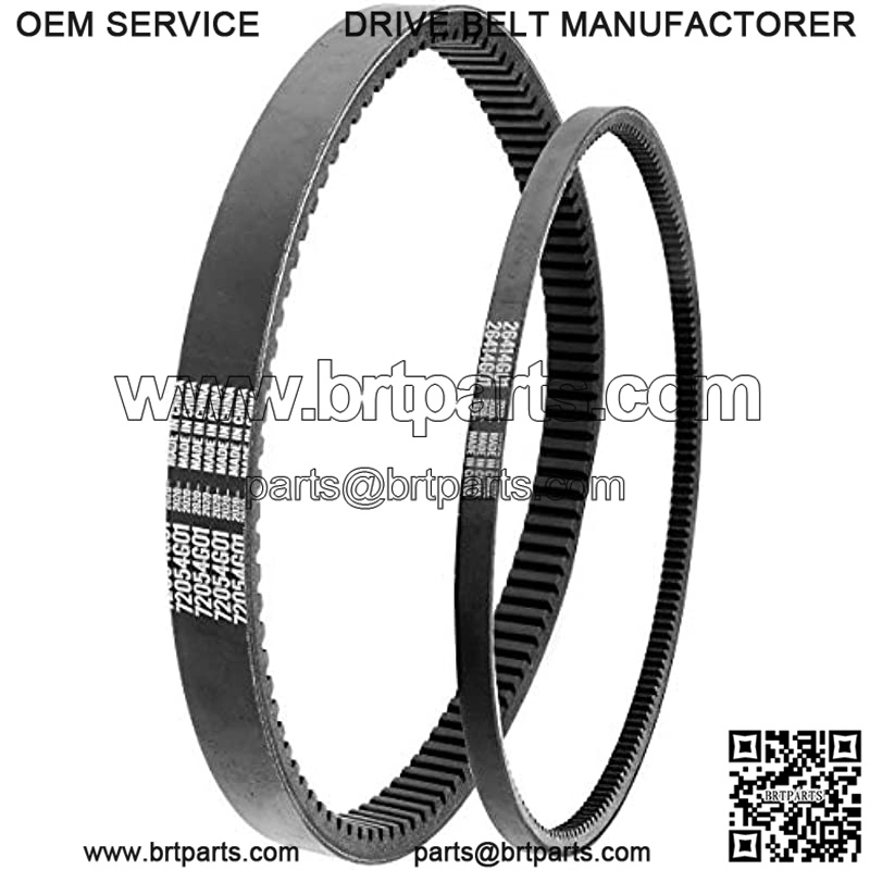 EZGO TXT Gas Drive Belt EZGO Starter Belts Kit 4 Cycle Gas Golf Cart Belt TXT Cushman Express Marathon Medalist ST Vehicles Terrain 1994-2013, OEM # 72054G01, 72024G01, 72025G01, 26414G01 - Image 2