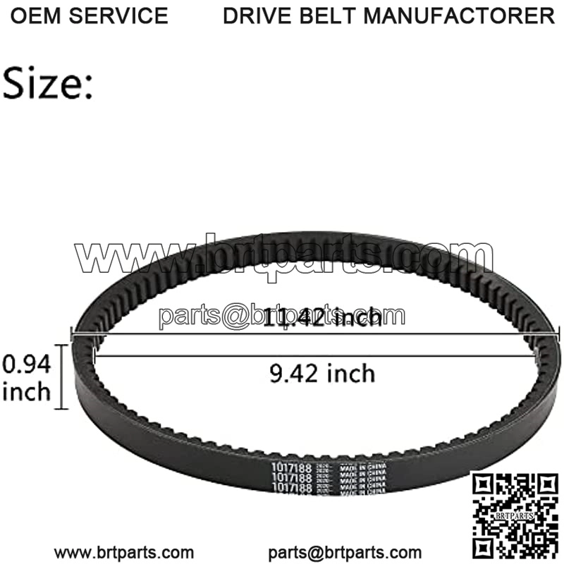 Golf Cart Clutch Drive Belt for Club Car DS fits 1988-1991,Replaces OEM Number 1017188 1014081 - Image 3