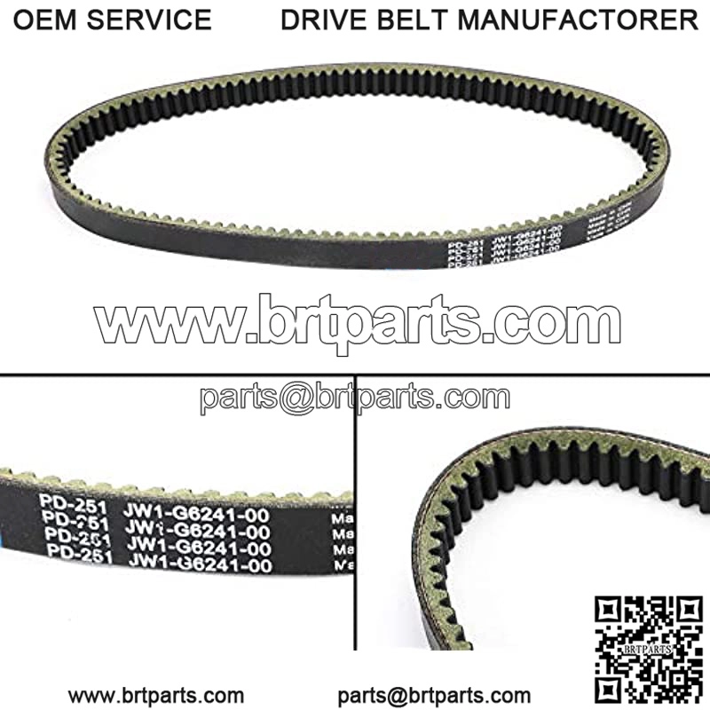 Golf Cart Drive Belt, Drive Transmission Belt V-belt Replacement fits for Yamaha YDRA 2007-2013, YTF1 2009-2011, G29 2007-2012 - Image 4