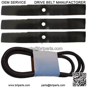 Deck Belt & Blade Kit Fits John Deere 325 335 345 425 445 455 54" M112269 GY2056