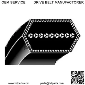 M111564 Double V- Belt Fits John Deere Mower F735 5/8 X 123" K3140