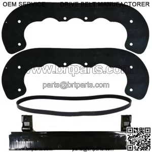 Snowblower Scraper Paddles Belt Fits Toro 621 108-4884 99-9313 108-4921