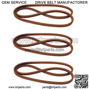3 Pack Lawn Mower Belt Fits Craftsman 144959 138255 130801 532144959 532138255