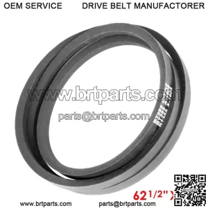 Transmission Belt for John Deere Z335E Z335M GX26401 M165413 62-1/2" X 1/2"