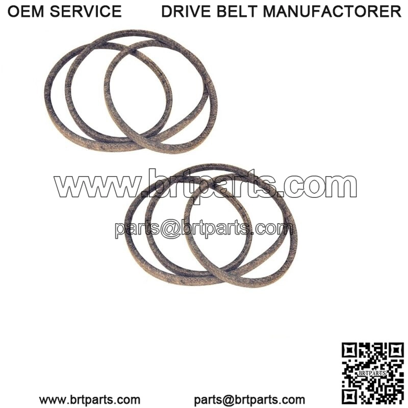 2 Mower Belts Fits MTD Fits Cub Cadet 754-04044 RZT50 Mustang 50 RZT22 1/2"x134"