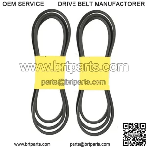(2) Mower Belts Fits Cub Cadet Fits MTD Fits Troy Bilt 754-04083 954-04083