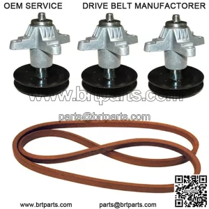 Deck Spindles-Belt Kit Fits Cub Cadet RZT-54 MTD Columbia Sears Craftsman ZTL800