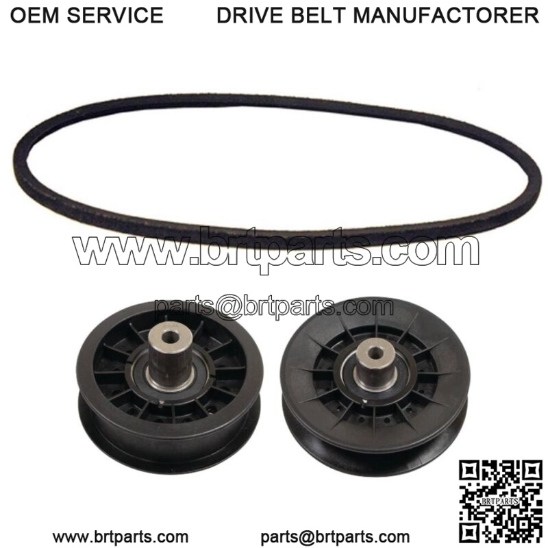 Traction Drive Belt w/Pulleys Fits John Deere X300 X300R X304 X305R X310