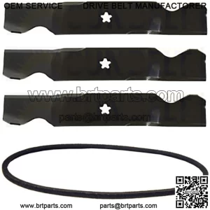 Standard Lift Blade & Belt Combo Kit for 54" Craftsman AYP 187256 187254 196103