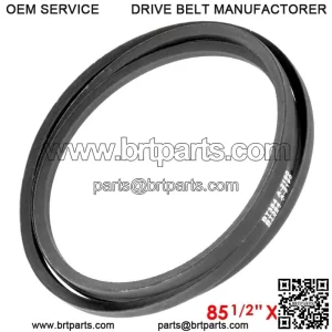 Transmission Belt for John Deere LT166 1998-2001 M126009 M45254 85-1/2" X 1/2"