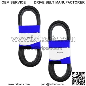 2PK 48" Deck Belt Heavy Duty for John Deere Sabre L120 L130 1642HS L2048