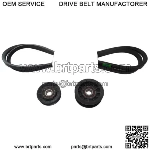 Idler Pulley Kit W/Transmission Drive Belt Fits John Deere L111 L118 L120 L130