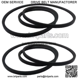 2 Deck Drive Belts  for John Deere GX21833 GX20571 D140 D150 D160 L120 L130 145