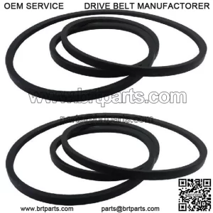 2 Deck Belts for John Deere L100 L105 L107 L108 L110 L111 L118 L130 Tractors