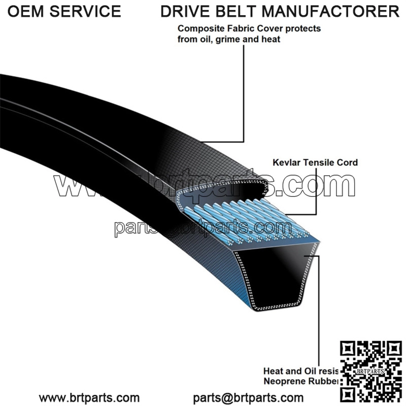 Deck Belt for John Deere D160, L120, L130, L145, L155, GX20571, GX21883 - Image 4