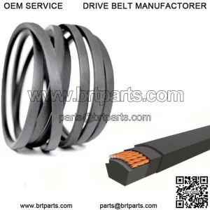 48" Deck Belt for John Deere L130 After S/N A130001 and B020001 (L 141" x W 1/2)