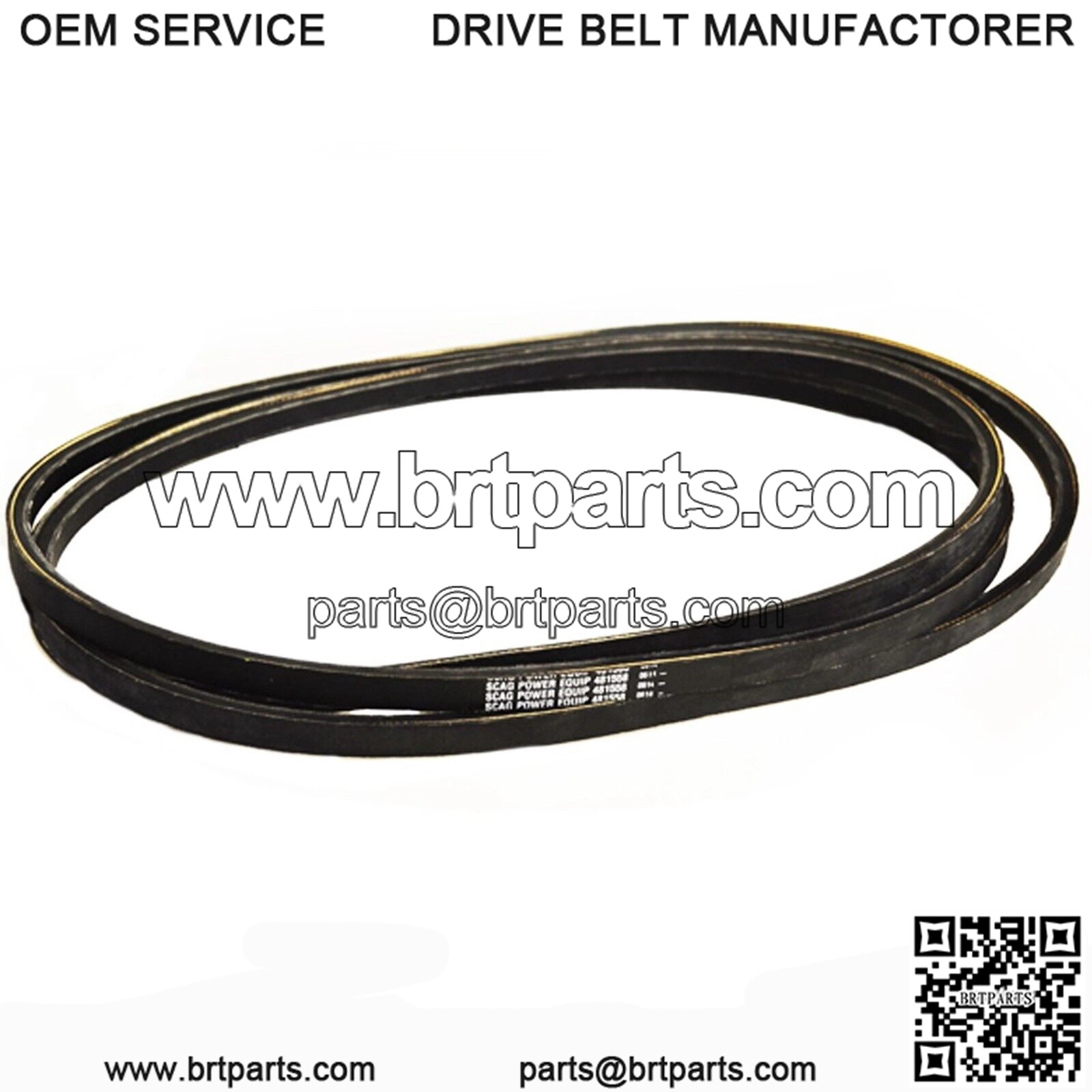 Mower Deck Drive Belt 61" Deck for Scag Turf Tiger Commercial 481558