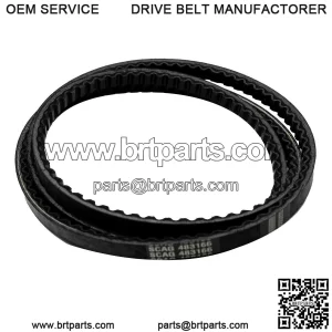 Genuine OEM Scag 483166 Cogged Pump Drive Belt STT for 483086 Turf Tiger Mowers