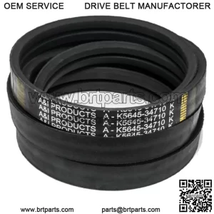 Heavy Duty Deck Belt for Kubota K5645-34710 Zero Turn ZD18 ZD21 ZD25 ZD28