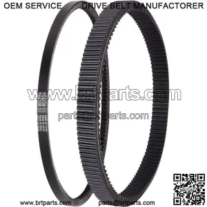 Golf Cart Replacement Drive Belt & Starter Belt for 2011+ EZGO TXT 618630 606138